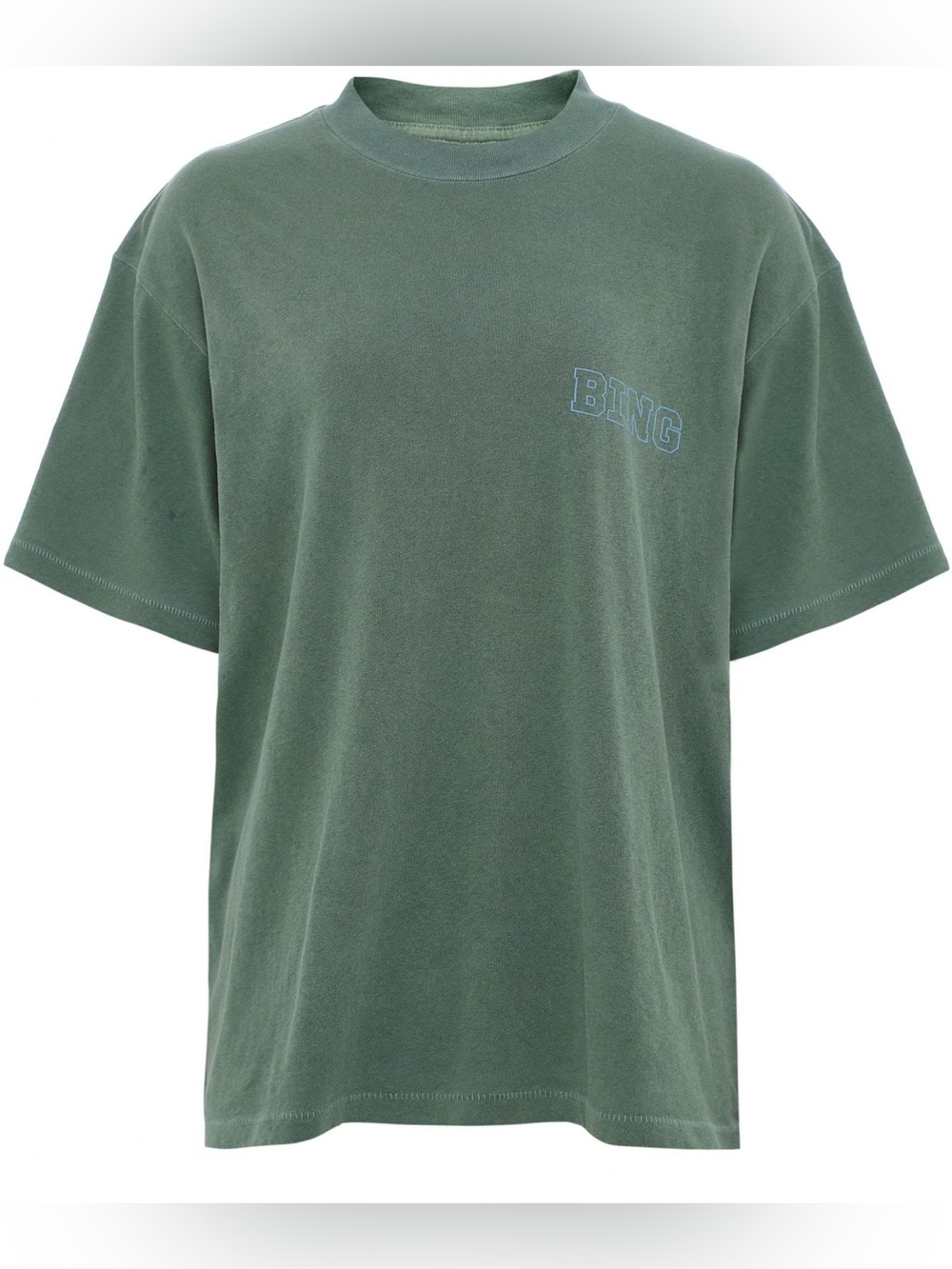 Anine Bing Ashton Bing Live Tee Shirt in Green - Picture 4 of 16